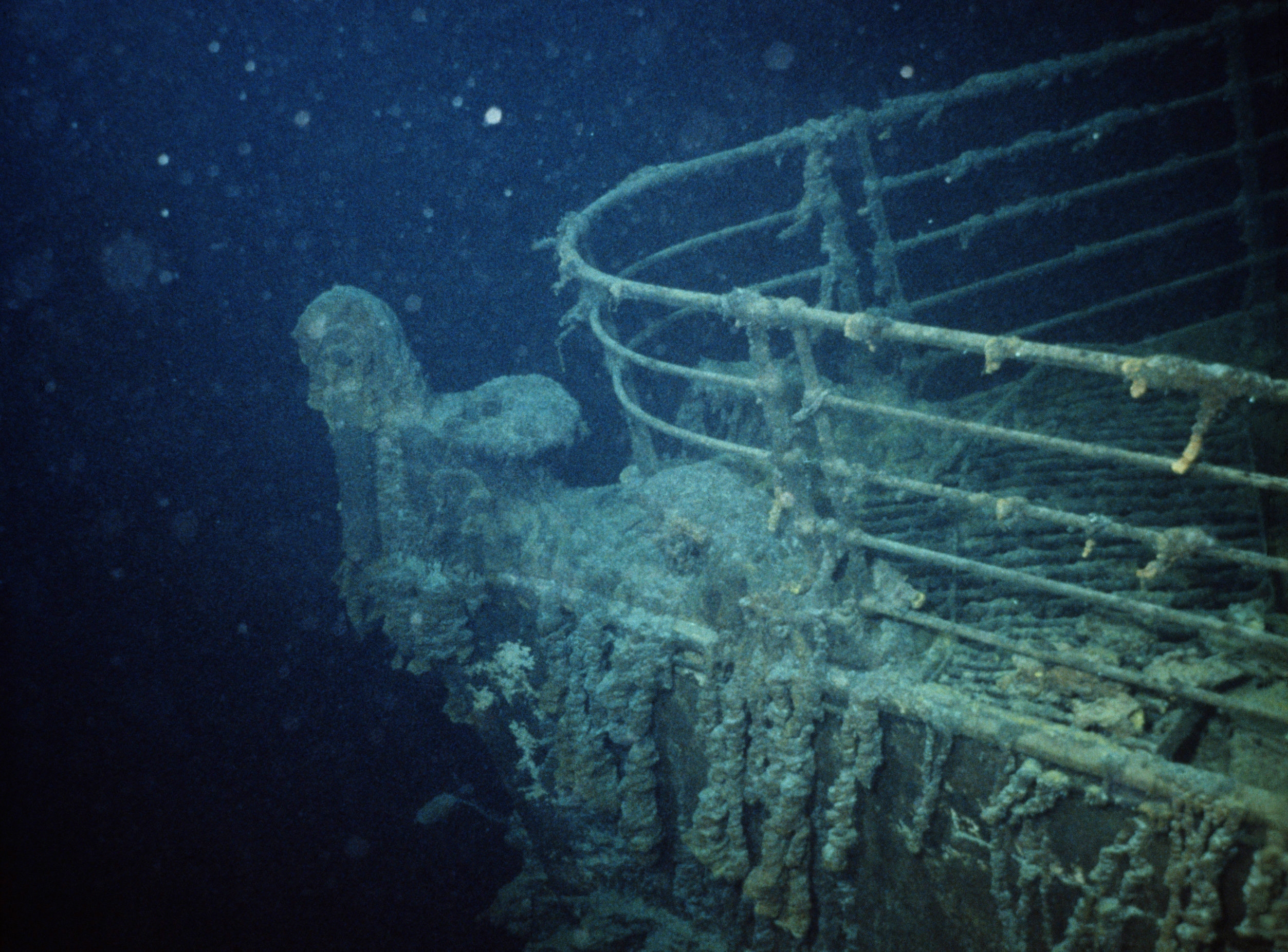 Prow of the Titanic IFREMER 1987