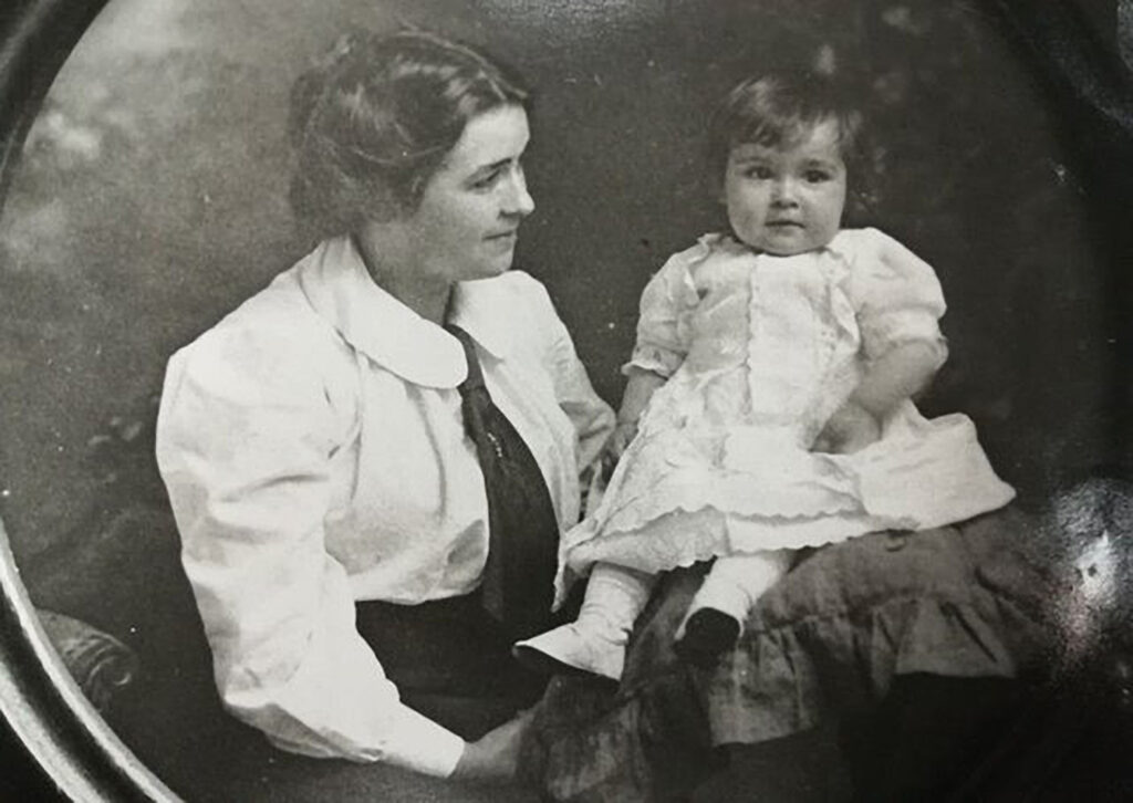 Miss Kate Florence Phillips and her daughter Ellen