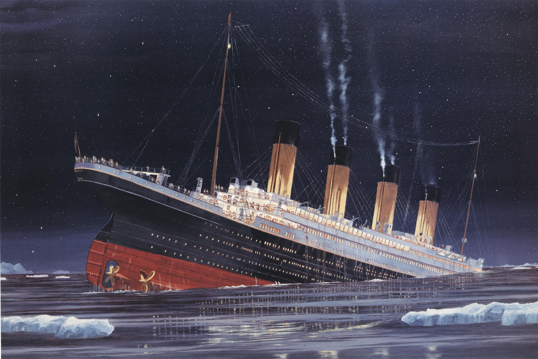 Titanic Sinking by Simon Fisher