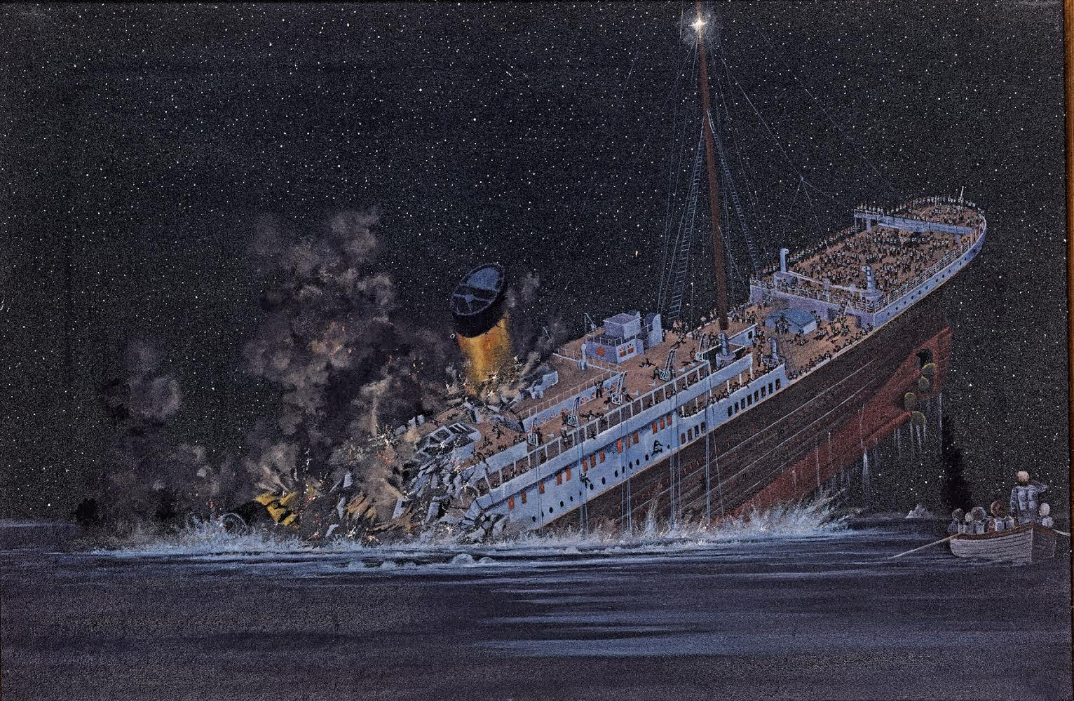 Titanic Sinking by Simon Fisher