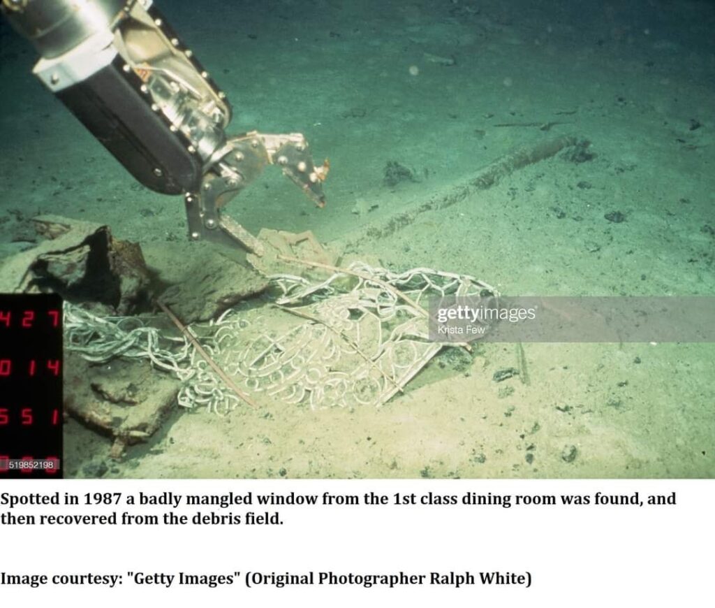 Titanic's First Class Window Recovered from the wreck