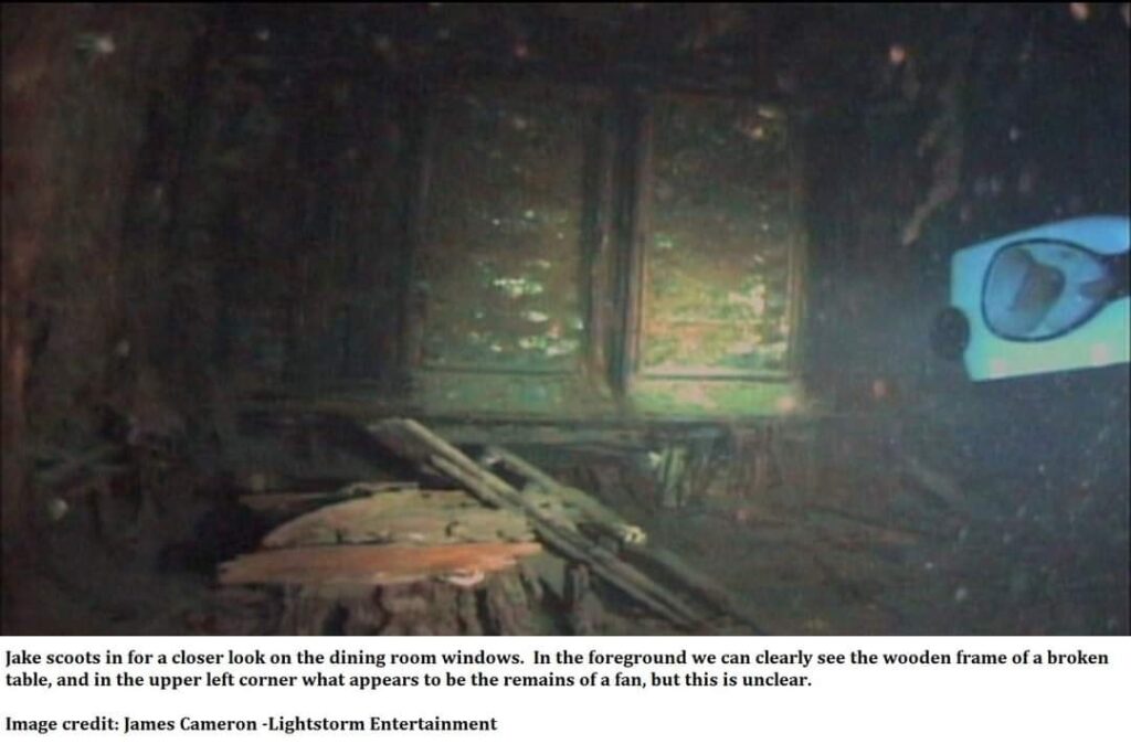 First Class Dining Saloon Window on the Wreck of the Titanic