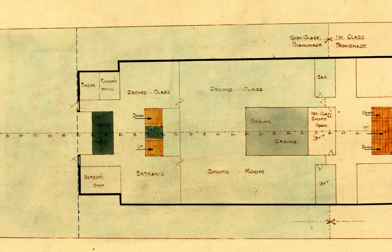 The Olympic Class Design "D" Exterior from the Titanic Connections Archive